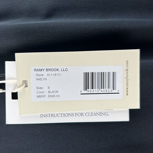 Ramy Brook Raelyn Beaded High Neck Silk Halter Top Small - Picture 10 of 13